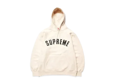 Supreme Pearl Logo Hooded Sweatshirt "Natural"