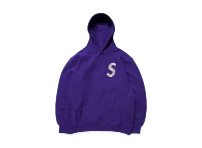 Supreme Swarovski® S Logo Hooded Sweatshirt "Purple"