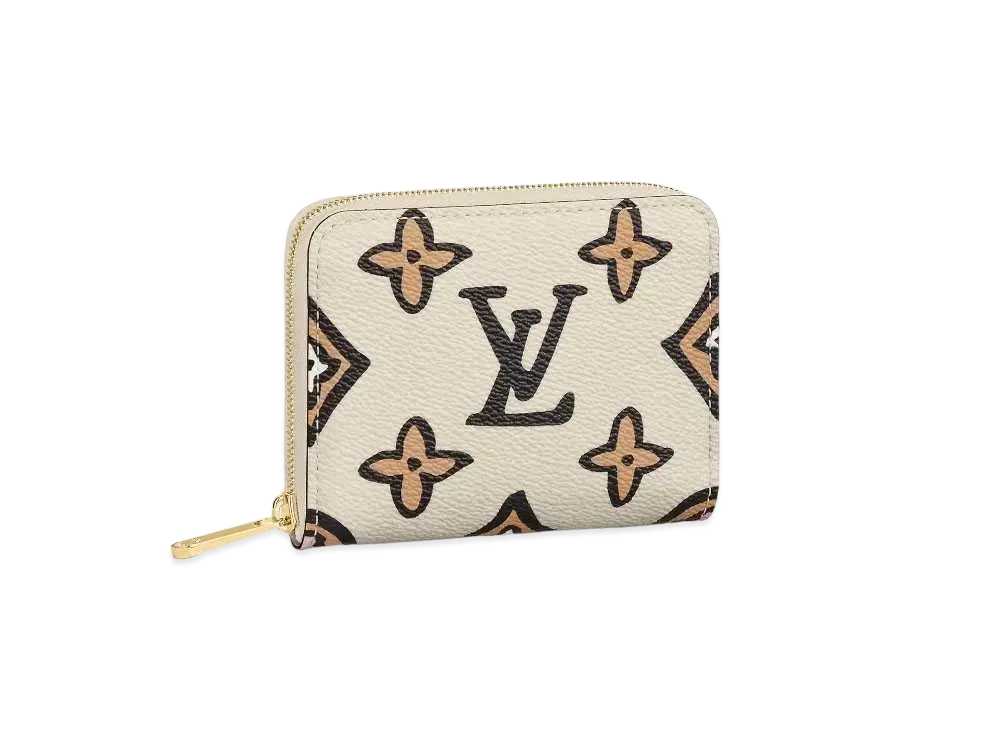 Louis Vuitton Wild at Heart Zippy Coin Purse "Creme"