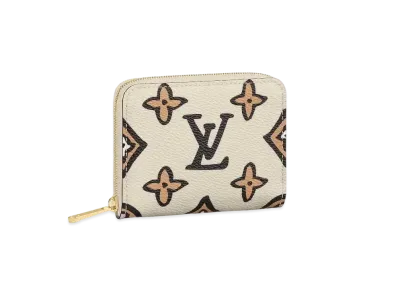 Louis Vuitton Wild at Heart Zippy Coin Purse "Creme"