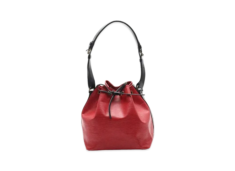 Louis Vuitton Petit Noe Epi Bi-color "Red/Black"