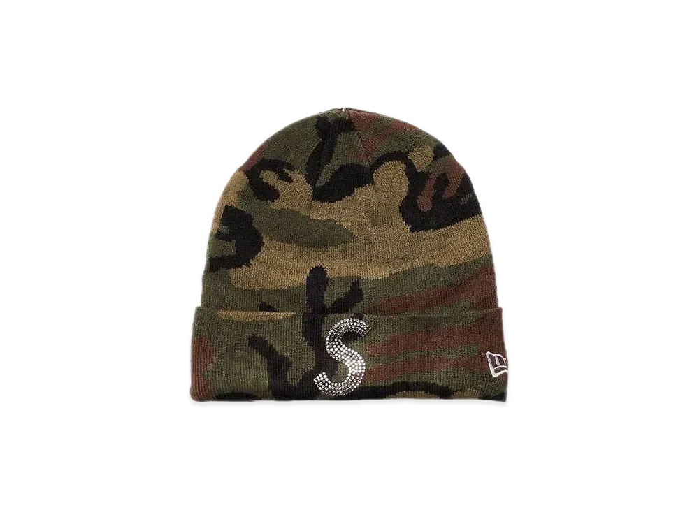 Supreme New Era® Swarovski® S Logo Beanie "Camo"