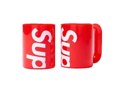 Supreme x Heller Mugs (Set of 2) "Red"
