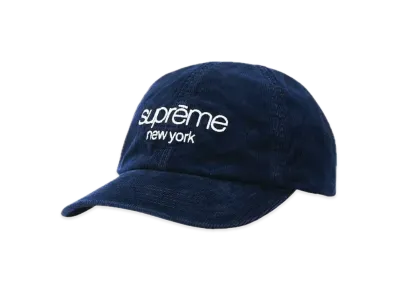Supreme GORE-TEX Corduroy Classic Logo 6-Panel "Navy"