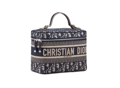Dior Oblique Dior Travel Vanity Bag "Blue"