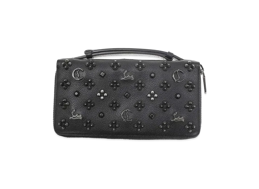 Christian Louboutin Panettone Wallet XL Calf Empire "Black"