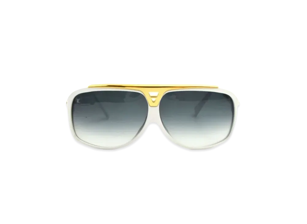 ルイヴィトン サングラス "ホワイト/ゴールド" Z0351E