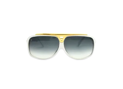 Louis Vuitton Sunglasses "White/Gold"