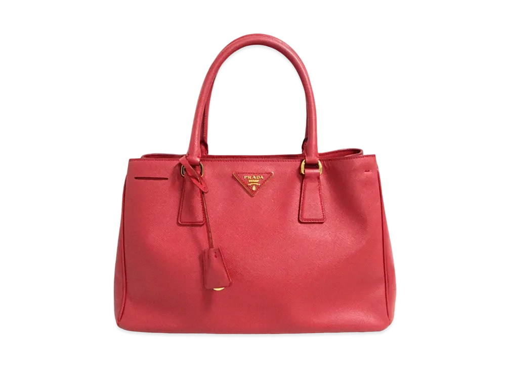 PRADA Saffiano Hand Bag "Pink"