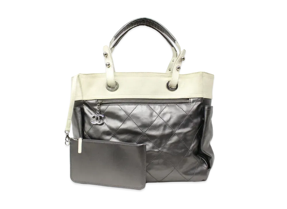 CHANEL Paris Biarritz Tote "White"