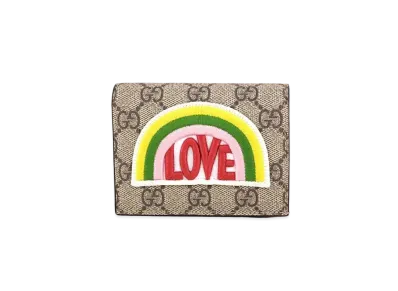 GUCCI Rainbow GG Mini Wallet