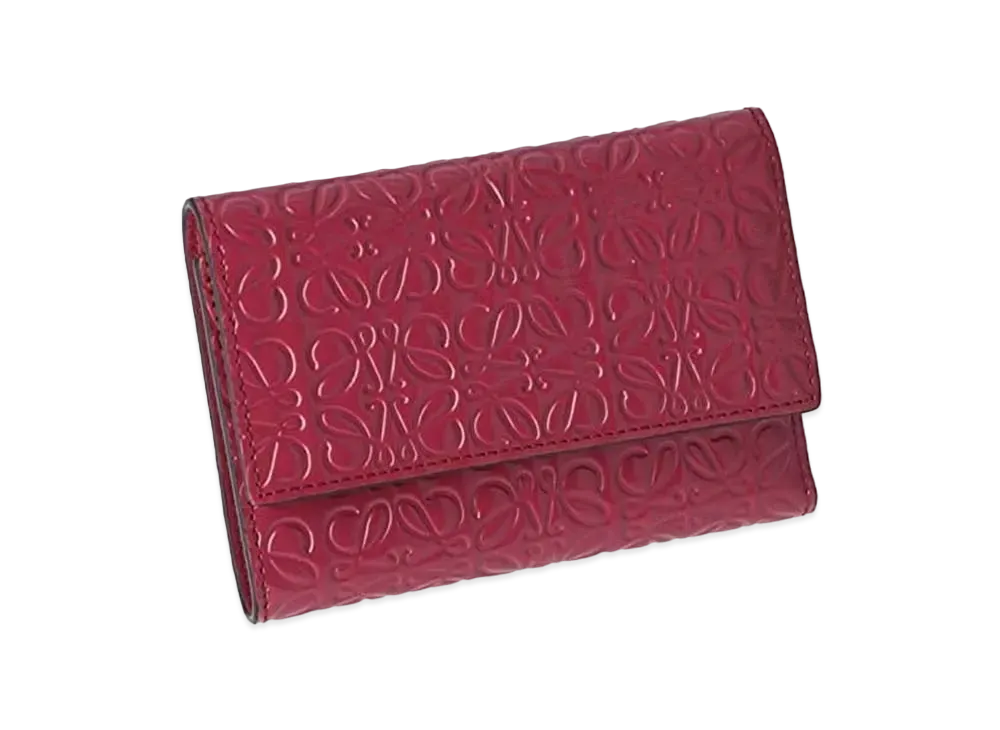 LOEWE Small Vertical Wallet "Rose"