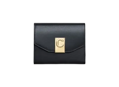 Celine C Small Wallet "Black"