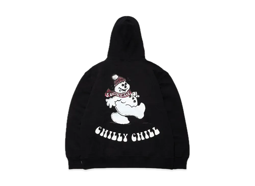 Supreme Snowman Hooded Sweatshirt "Black"