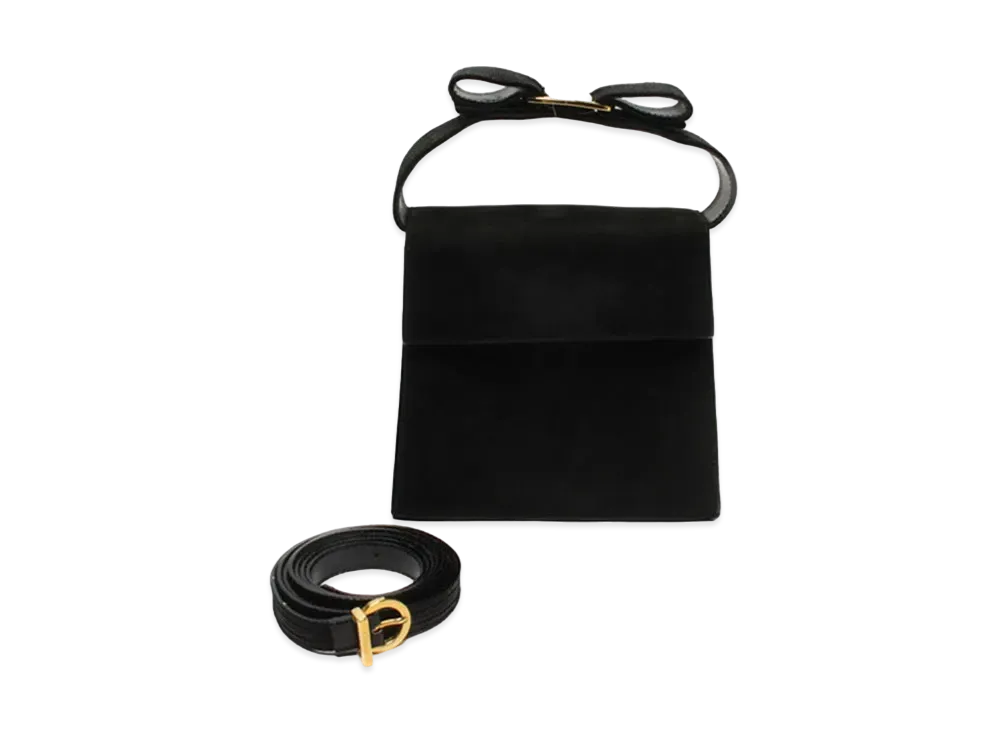 Salvatore Ferragamo Vara 2Way Handbag "Black"