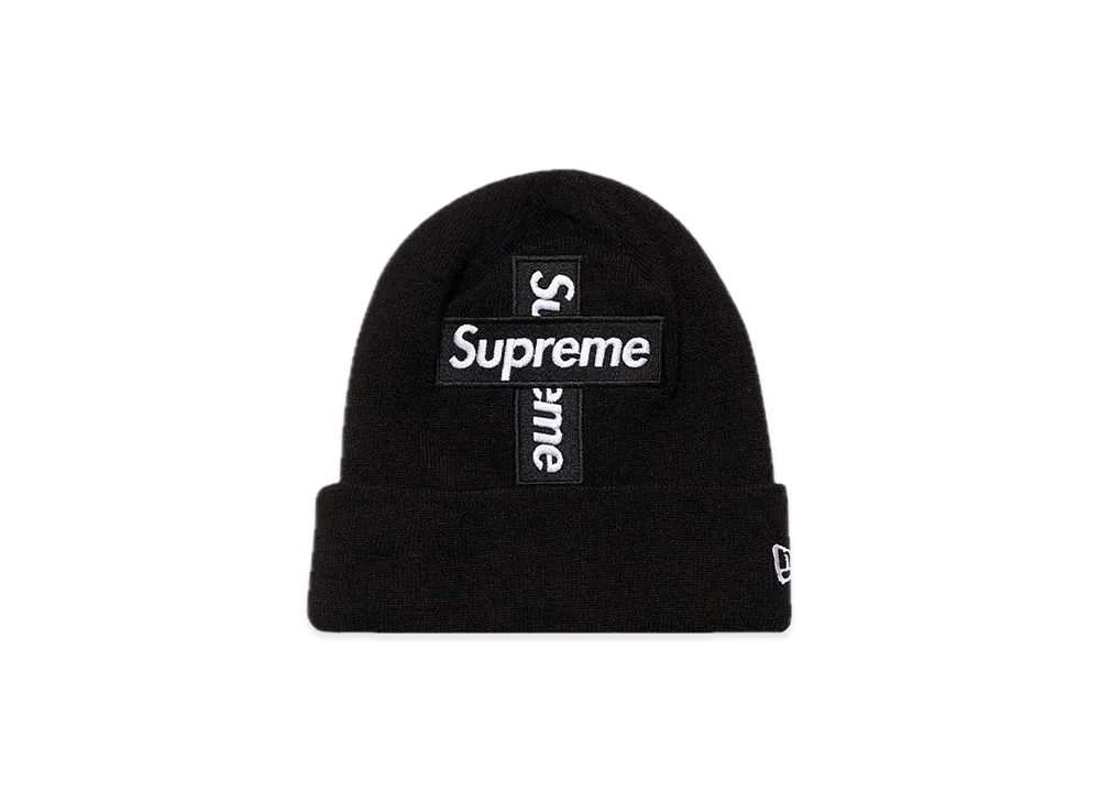 Supreme New Era® Cross Box Logo Beanie "Black"