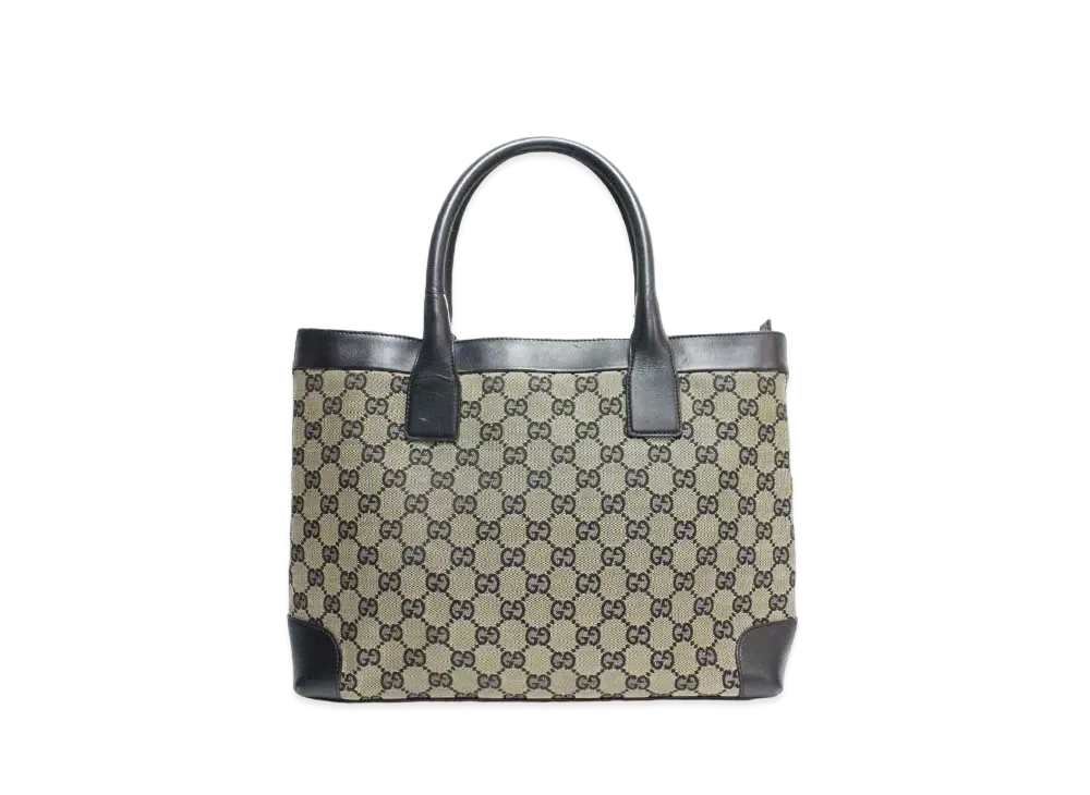 Gucci GG Canvas Tote Bag "Beige/Black"
