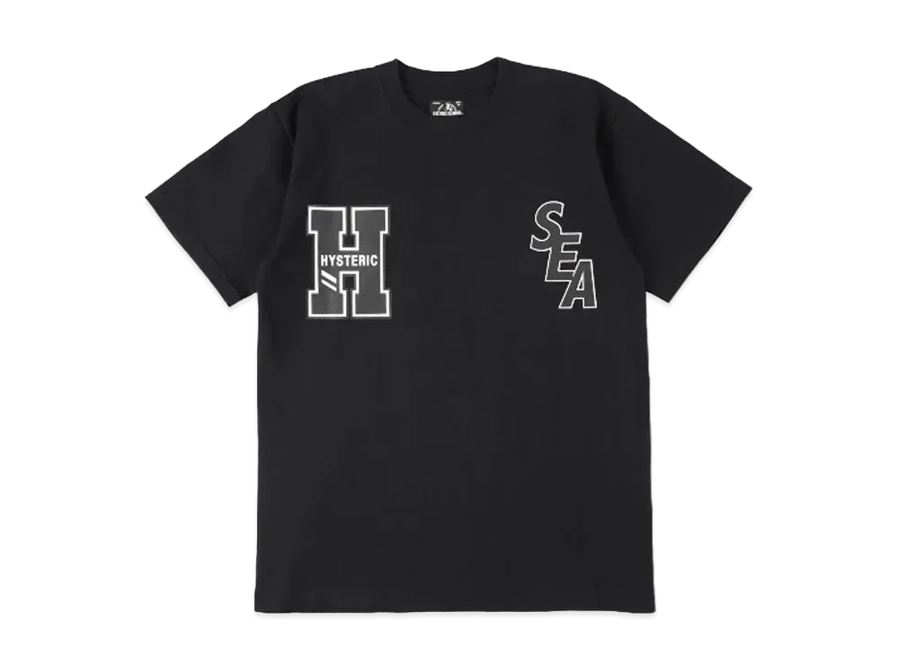 WIND AND SEA x HYSTERIC GLAMOUR T-shirt "Black"
