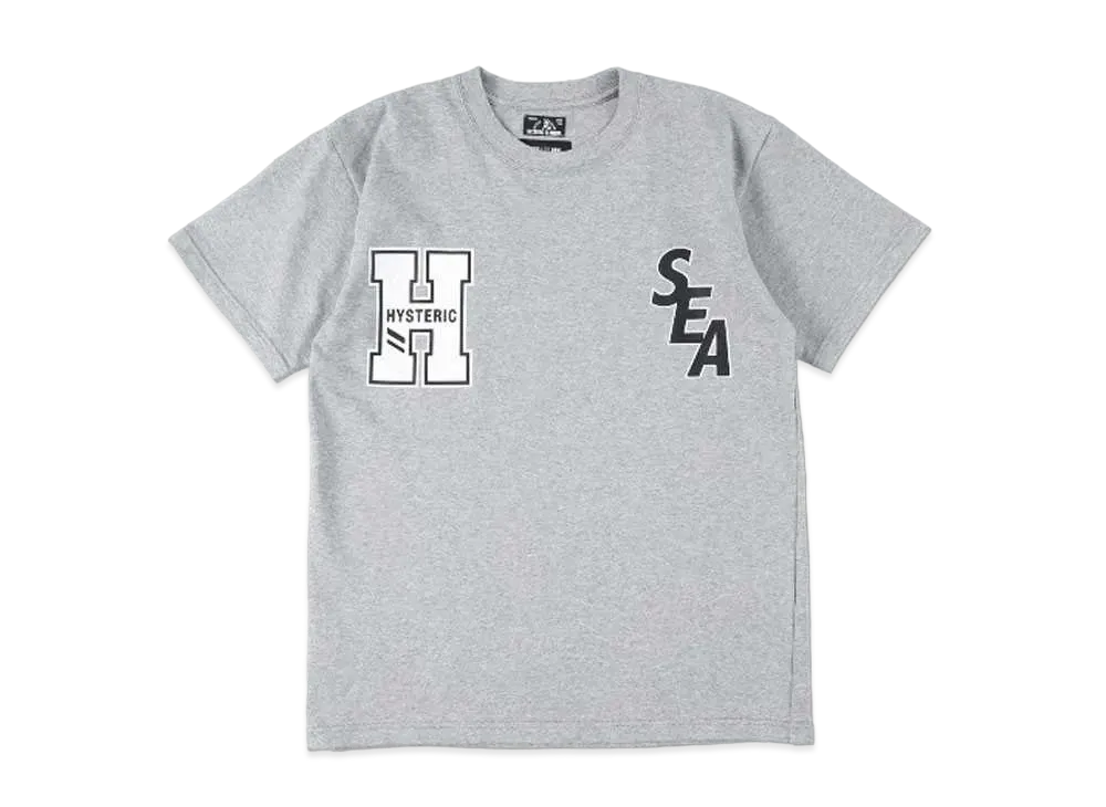 WIND AND SEA x HYSTERIC GLAMOUR T-shirt "Gray"