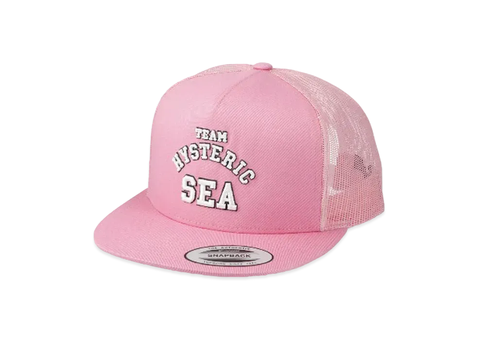 WIND AND SEA x HYSTERIC GLAMOUR Mesh Cap "Pink"