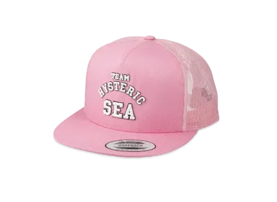 WIND AND SEA x HYSTERIC GLAMOUR Mesh Cap "Pink"