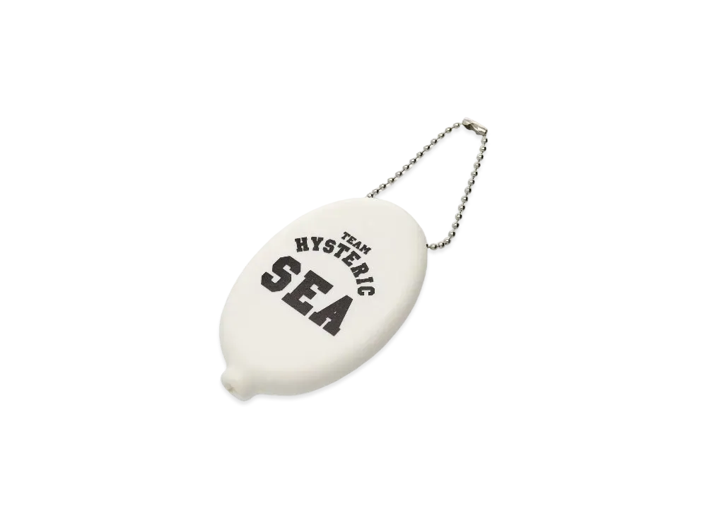 WIND AND SEA x HYSTERIC GLAMOUR Rubber Coin Case "White"