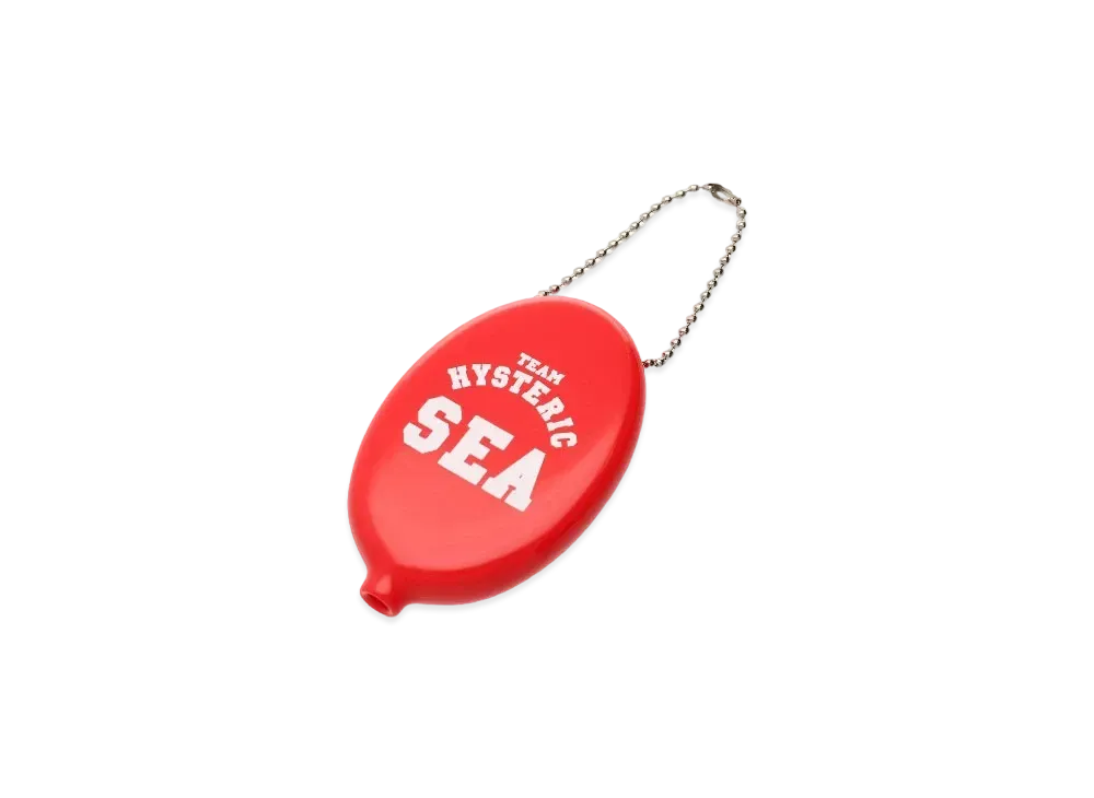 WIND AND SEA x HYSTERIC GLAMOUR Rubber Coin Case "Red"