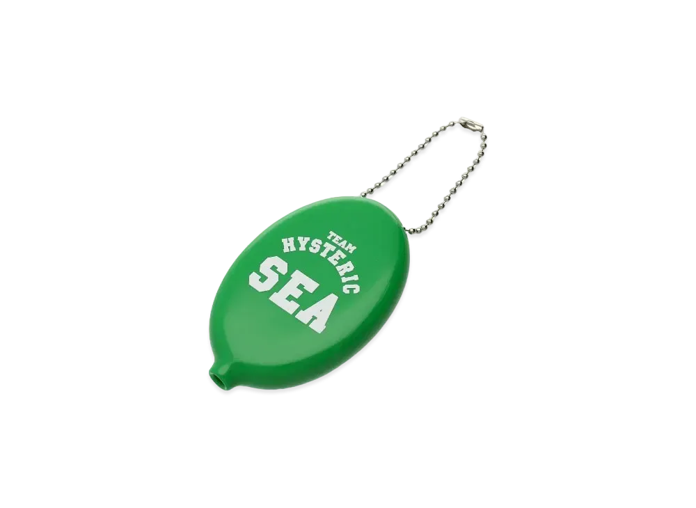 WIND AND SEA x HYSTERIC GLAMOUR Rubber Coin Case "Green"