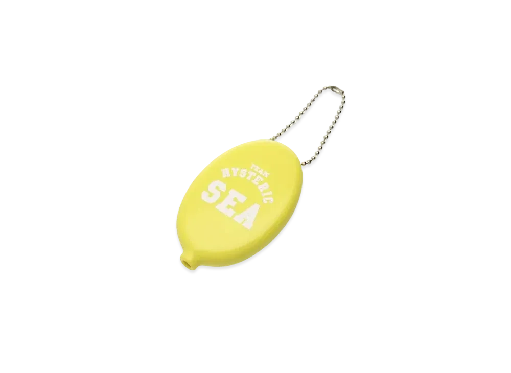 WIND AND SEA x HYSTERIC GLAMOUR Rubber Coin Case "Yellow"