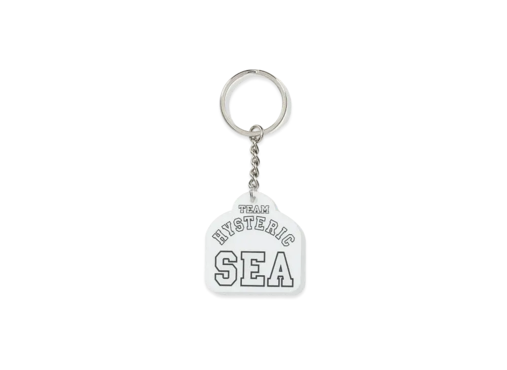 WIND AND SEA x HYSTERIC GLAMOUR Rubber Key Holder "White"