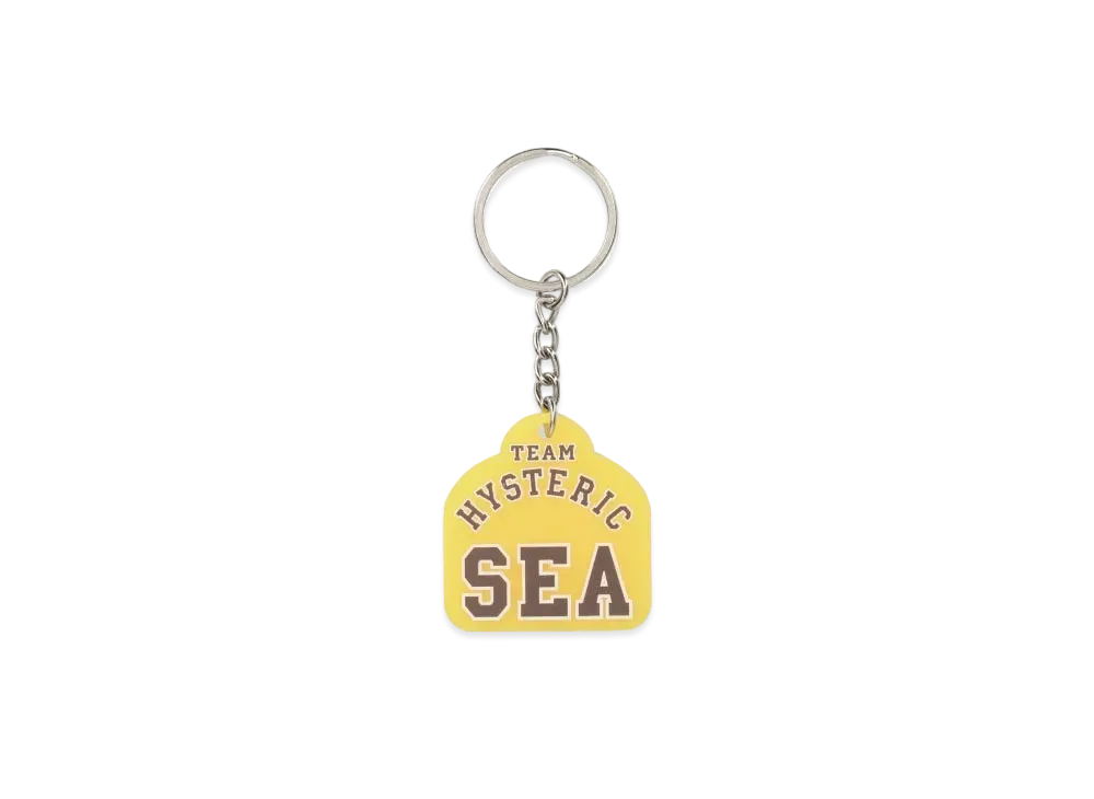 WIND AND SEA x HYSTERIC GLAMOUR Rubber Key Holder "Yellow"