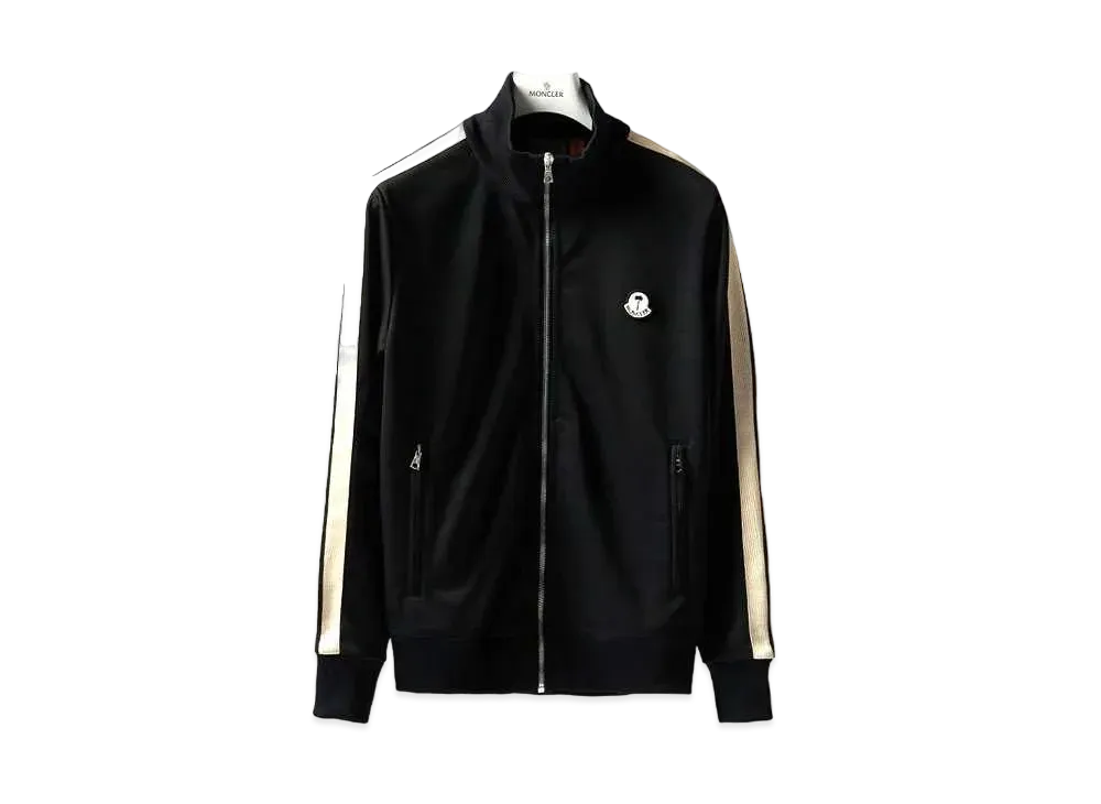 MONCLER GENIUS 8 MONCLER PALM ANGELS SIDE STRIPE TRACK TOP "Black"