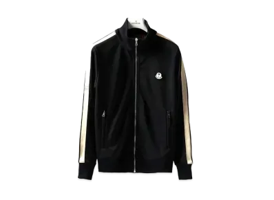 MONCLER GENIUS 8 MONCLER PALM ANGELS SIDE STRIPE TRACK TOP "Black"