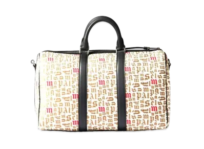 MONCLER GENIUS 8 MONCLER PALM ANGELS BAULOTTO ALL OVER LOGO "Tan"