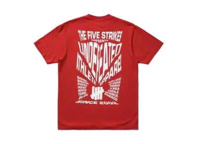 UNDEFEATED RAVER S/S TEE - 80281 "Red"