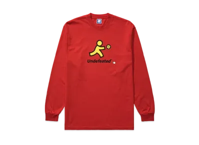 UNDEFEATED RUNNING L/S TEE - 80286 "Red"