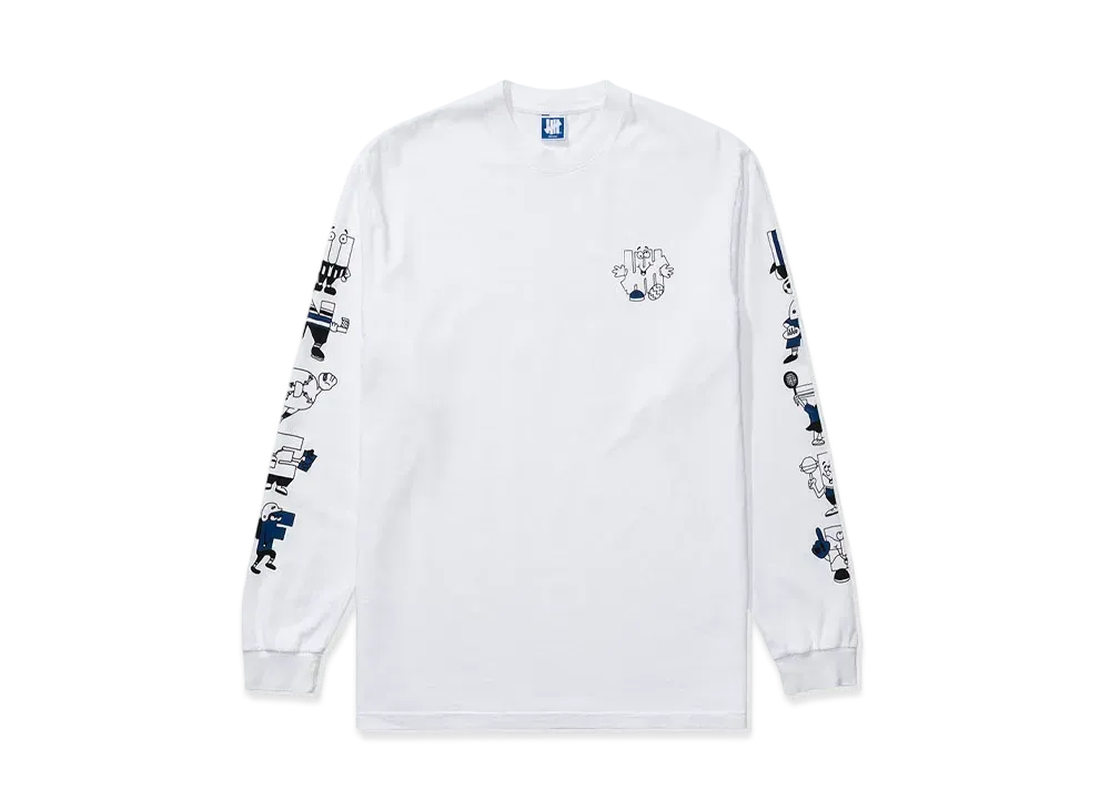 UNDEFEATED MASCOTS L/S TEE - 80289 "White"
