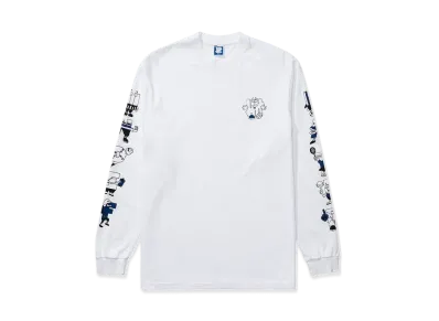 UNDEFEATED MASCOTS L/S TEE - 80289 "White"