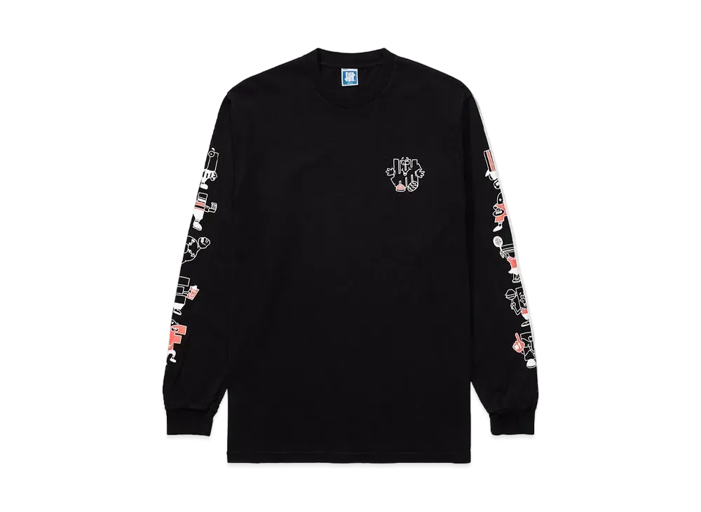 UNDEFEATED MASCOTS L/S TEE - 80289 "Black"