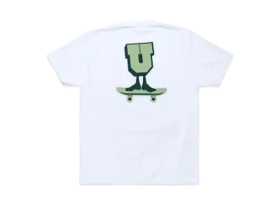 UNDEFEATED x VANS U-MAN SKATE S/S TEE - 80362 "White"