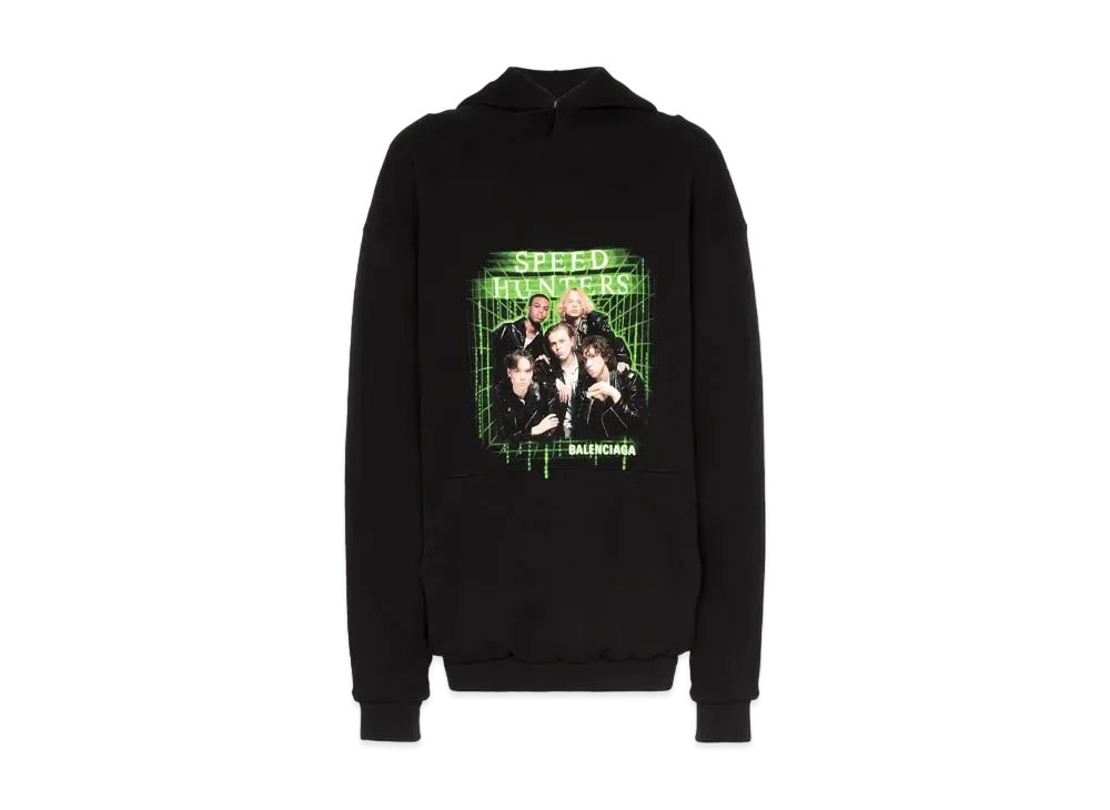 Balenciaga Speedhunters Oversized Hooded "Black"