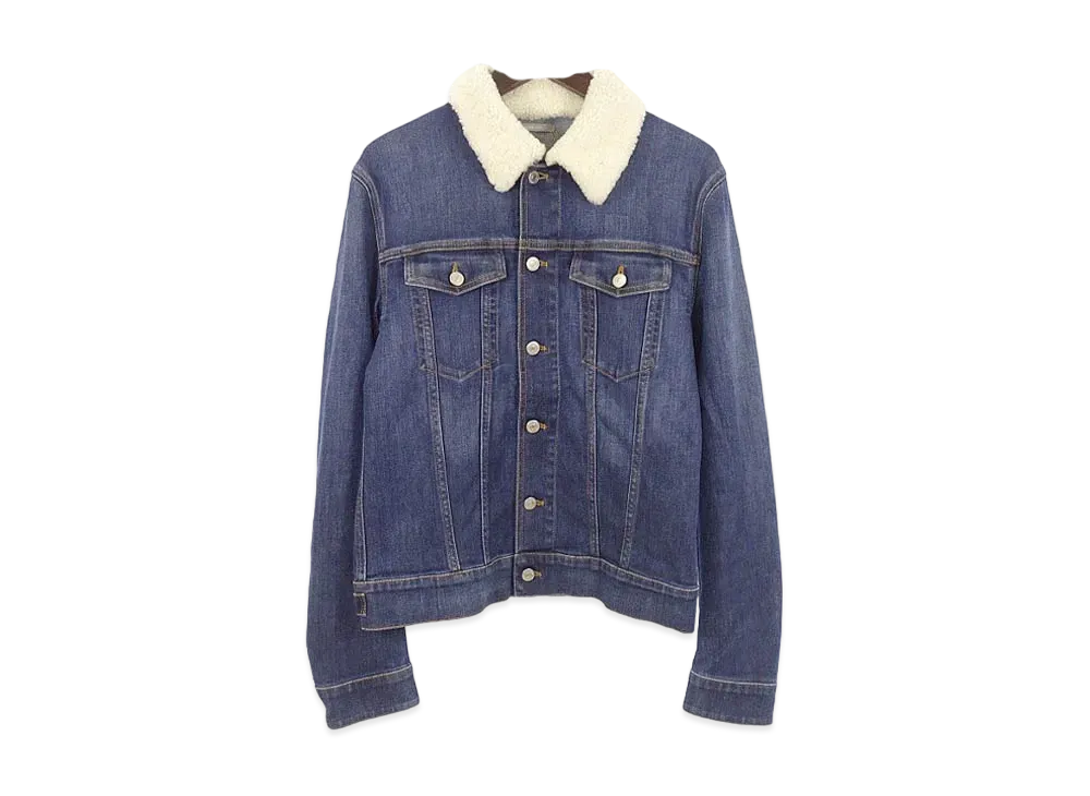 Dior Homme 18SS Boa Denim Jacket "Blue"
