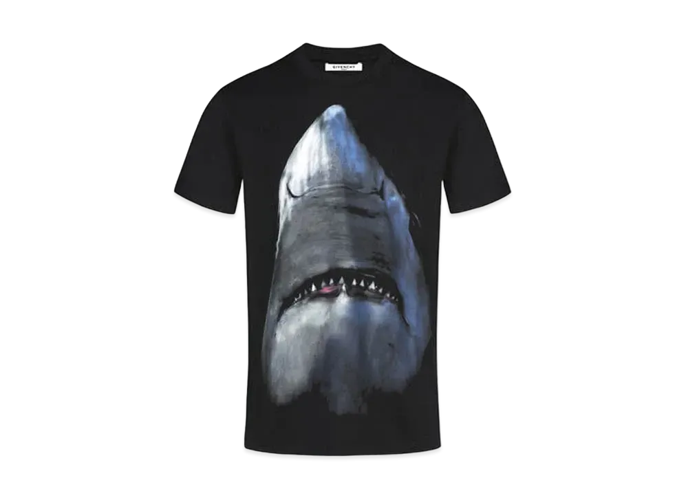 Givenchy Shark Print Tee "Black"