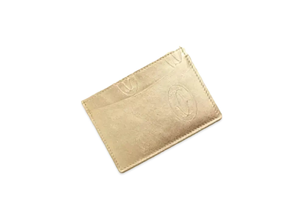 Cartier Happy Birthday Card Case ”Gold”