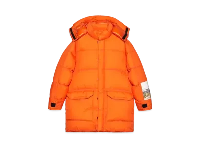 Gucci × The North Face Over Size Puffer Jacket "Orange"