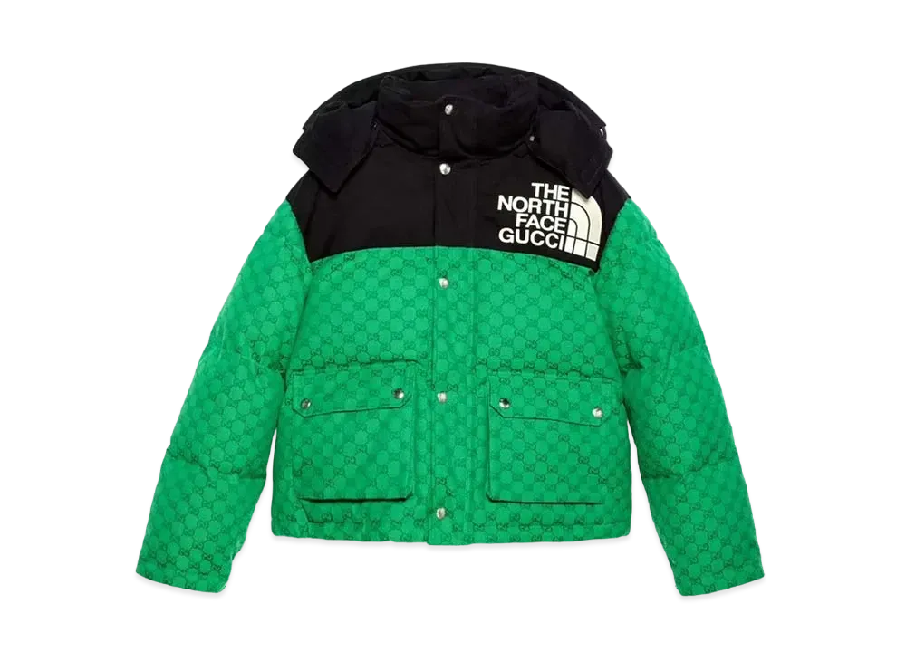 Gucci × The North Face GG Padded Jacket "Green"