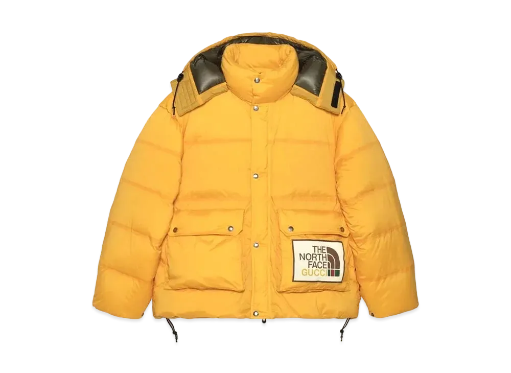 The North Face x Gucci Padded Jacket "Yellow"