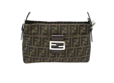 FENDI Zucca Shoulder Bag "Brown"