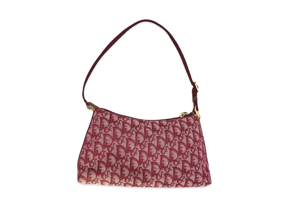 Dior Trotter Monogram Pochette "Bordeaux"