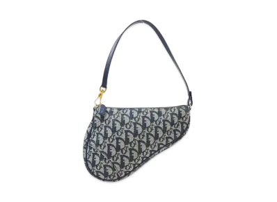 Dior Trotter Saddle Handle Bag "Navy"